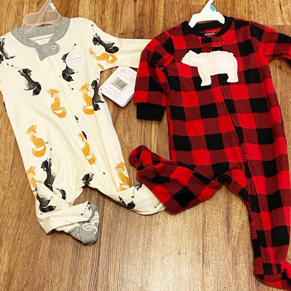 🐝Burt’s Bees Baby and Carters Bundle of 2!! 3-6m